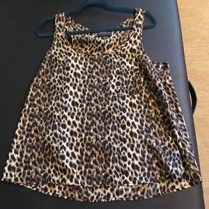 Forever 21+ Size XL flowy cheetah tank.
